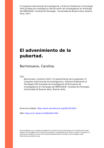 Psicoan&aacute;lisis de la pubertad y la cl&iacute;nica con p&uacute;beres