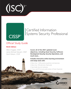 CISSP Official Study Guide 9th Ed