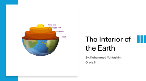 Earth's Layers for Grade 6