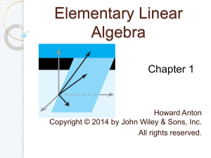 Linear Algebra Textbook by Howard Anton