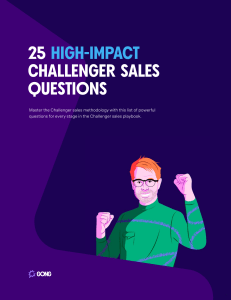 25 High-Impact Challenger Sales Questions