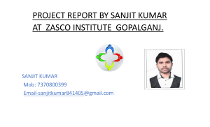 Excavation Safety Project Report by Sanjit Kumar
