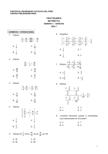 Pr&aacute;ctica de Matem&aacute;tica: N&uacute;meros y Operaciones