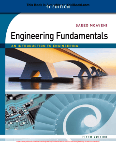 Engineering Fundamentals 5th Ed.