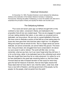 The Gettysburg Address Full Text & Analysis