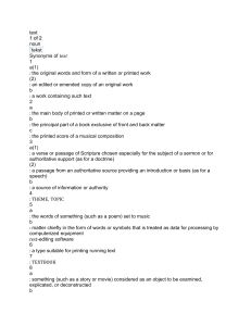 Definition of Text | Dictionary Entry