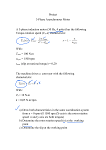 3-Phase Induction Motor Torque Problem