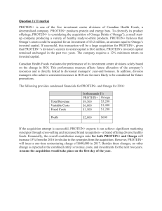 Managerial Accounting Exam Questions