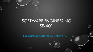 Software Engineering Risk Management Guide
