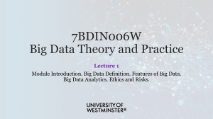 Big Data Theory & Practice Lecture 1