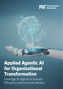 MIT Applied Agentic AI Course for Leaders