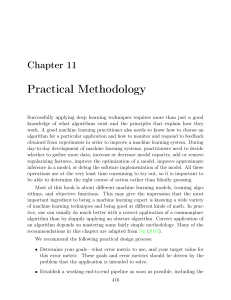 Deep Learning Practical Methodology Guide
