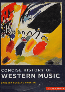 Concise History of Western Music 5th Edition