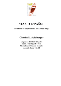 Manual STAXI-2 Espa&ntilde;ol: Inventario de Expresi&oacute;n de Ira