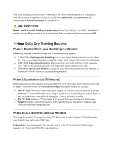 Beginner's Freediving Dry Training Guide