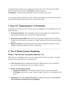 Digital Forensics Career Guide for CS Grads