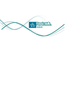 SEGi University BBMS Student Handbook