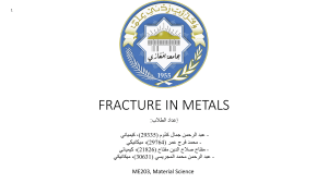 Fracture in Metals: Material Science Guide