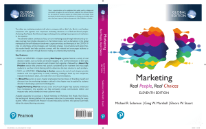 Marketing Textbook: Real People, Real Choices