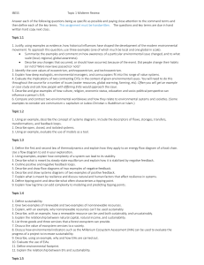 IBESS Topic 1 Midterm Review Guide