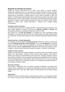 Poetas Modernistas Brasileiros: Uma An&aacute;lise