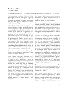 Pasolini's Cinema of Poetry Essay