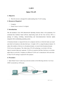 Inter-VLAN Routing Lab Manual | Cisco Packet Tracer