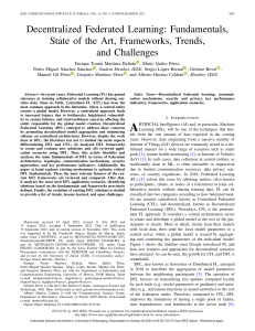 Decentralized Federated Learning: Fundamentals, Trends, Challenges