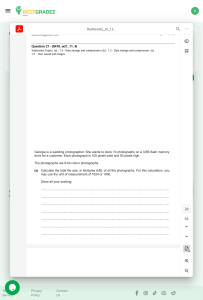 IGCSE Computer Science Data Storage Exam
