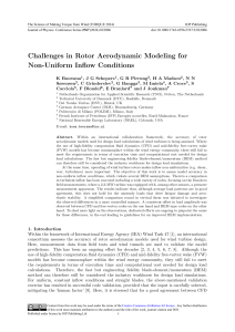 Challenges in Wind Turbine Rotor Aerodynamics
