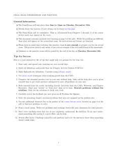 MAT223H1 Linear Algebra Practice Exam