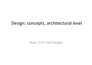 Software Design Concepts and Architecture
