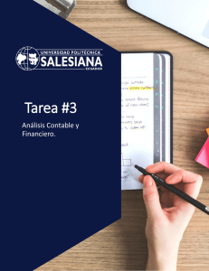 Tarea An&aacute;lisis Financiero | Gesti&oacute;n Empresarial