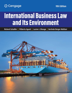 International Business Law Textbook