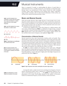 Physics of Musical Instruments Textbook Chapter