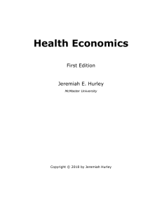Health Economics Textbook
