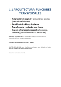 Apuntes de Finanzas: Mercados y Riesgo