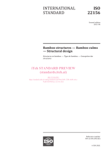 ISO 22156:2021 Bamboo Structural Design