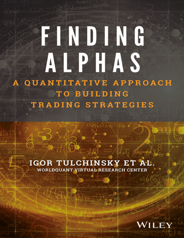 Finding Alphas: Quantitative Trading Strategies