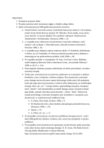 Przypisy i bibliografia. Instrukcja cytowania