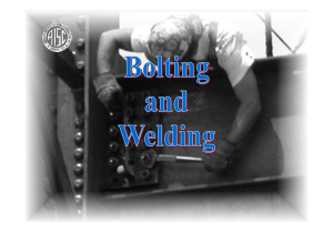 AISC Guide to Structural Steel Bolting & Welding