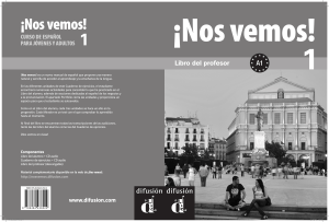 Libro del Profesor &iexcl;Nos vemos! 1 A1 PDF