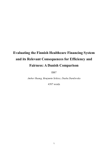 Finnish vs Danish Healthcare Systems Analysis