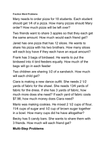 Fraction and Decimal Word Problems Worksheet