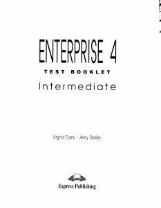 Upstream Intermediate Test Booklet PDF