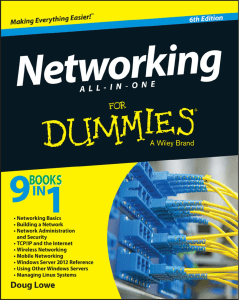 Networking All-in-One For Dummies 6th Ed