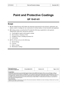 ExxonMobil Paint Coatings Standard GP 19-01-01