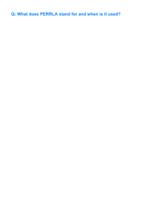 Neuro & Physical Exam Study Guide