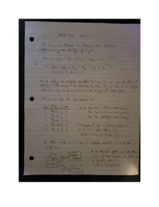 Integer Programming Branch and Bound Example