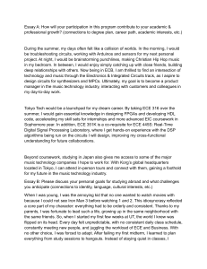 Tokyo Tech Study Abroad Application Essay